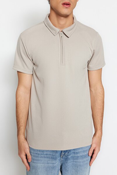 Trendyol Collection Limitovaná edice - tričko STone CuT Pique POlo Collar TMNSS23po00019