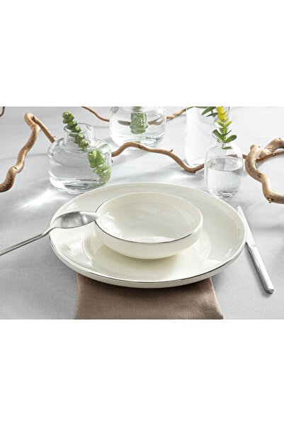 English Home Torino Porselen Kase 15 Cm Silver