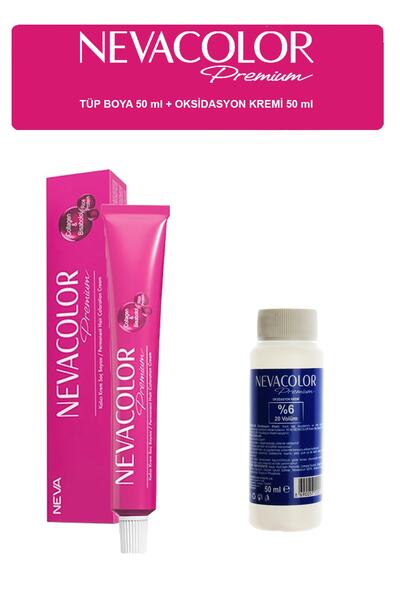 Nevacolor Premium Neva Color 6.07 Bronz Kahve Saç Boyama Seti