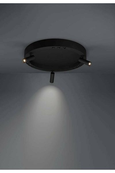 Eglo 390052   Bruscolı Black Led Ceiling Lamp - Steel Cast, Ip20 Max: 3X8W/3X8.5W