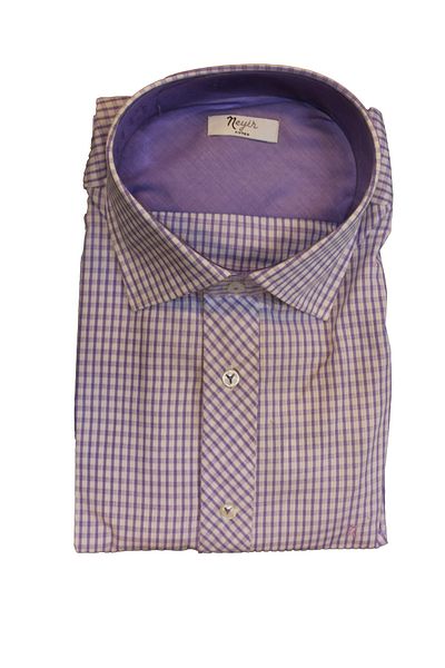 Nehir Men's Capri Sleeve Slim Fit Pocketless Shirt