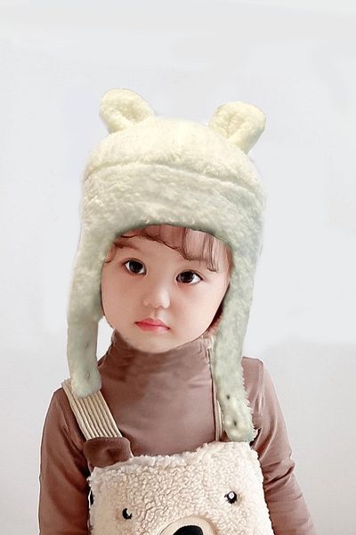 ipek atlas Unisex Plush Teddy Bear Beanie