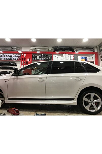 HYM TUNİNG Skoda Rapid Spaceback Uyumlu Aero Marşpiyel Boyasız Abs Plastik