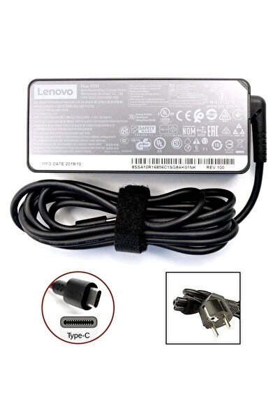 LENOVO Thinkpad L13 Yoga Gen 2 20vk002npb 65w Type-c Orjinal Adaptör Şarj Aleti