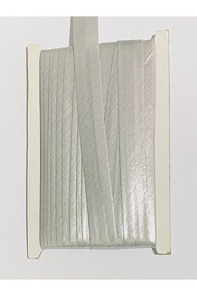 Öztürk Silver Shiny Ribbon Piping. 2cmx25meter.