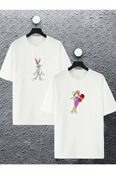 macklin للجنسين النساء الرجال باغز باني ولولا المطبوعة عاشق زوجين مزيج تصميم ...