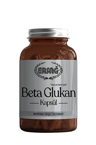 Ersağ Beta Glukan Kapsül Takviye Edici Gıda 60 Kapsül