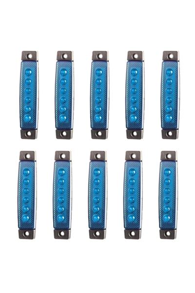 BKM Parmak Lamba Mavi 24v 6 Ledli 10 Adet