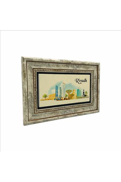Sadrazam Pictură cu piatră naturală imprimată Arabia Saudită 20cmx30cm Drg-037