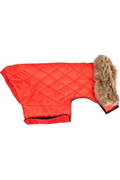 Flamingo Elia Plush Winter Dog Outfit Red 40 Cm
