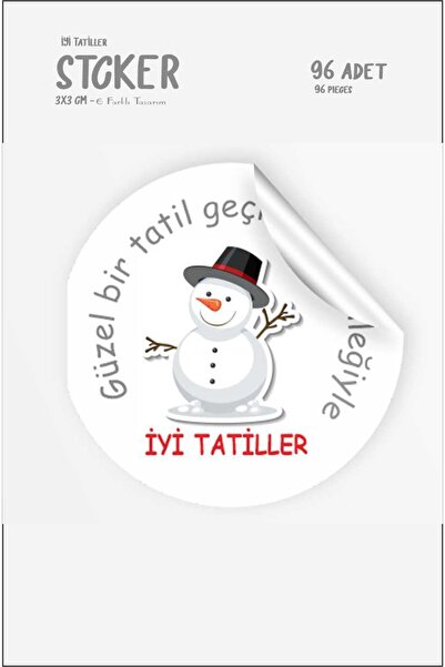 Hsn بطاقة تحفيزية للمعلم Happy Holidays مقاس 3x3 سم 96 قطعة