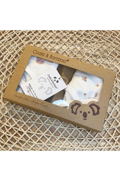 Coco & Bamboo 2-Piece Bamboo Baby Hat Set