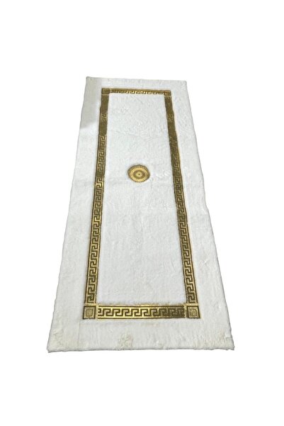 Dericibey Osmanlı Motifli Gold Varaklı Peluş Halı