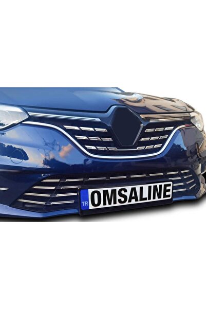 Omsa Renault Megane 4 Hb Krom Ön Tampon Alt Çıta 7 Parça 2021 Ve Sonrası
