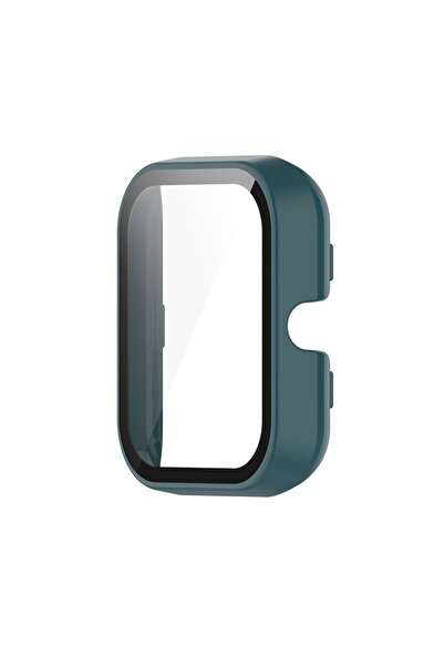 Microcase Amazfit Bip 3 Ekran Korumalı Sert Rubber Kılıf - Al3173
