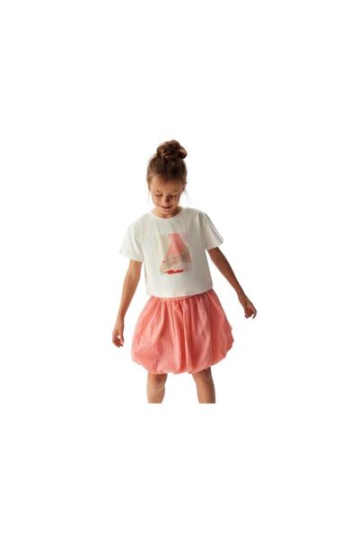 NK Girl's Elastic Waist Balloon Skirt