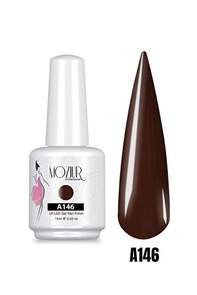 MOZIUR Kalıcı Oje Uv Led A146 (KAHVE SERİSİ) 15ml