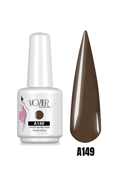 MOZIUR Kalıcı Oje Uv Led A149 (KAHVE SERİSİ) 15ml