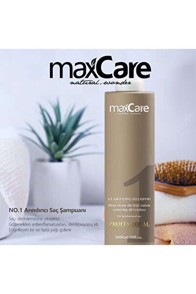 Maxcare No:1 Keratin Bakımı Önce Arındırıncı Şampuanı 1000ml