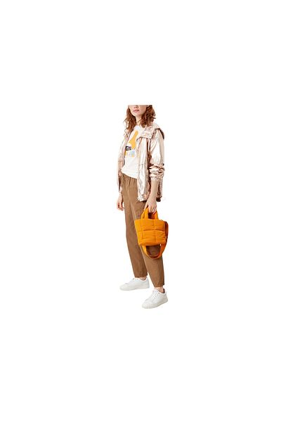 s.Oliver Handtasche - Orange - Strukturiert