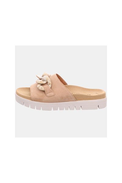 GABOR Sandalette - Beige - Flacher Absatz