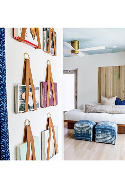 Bundera Hardal Deri Dergilik Gazetelik Ve Duvar Tablet Tutacağı Deri Hasır Gazetelik Modelleri