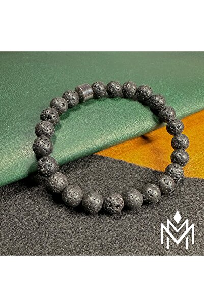 Hidden Treasure of Darkness > Lava Natural Stone Bracelet | Certified | Boosts Your Calm!