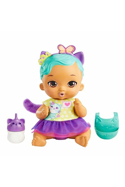 mattel Yavru Kedi Bebeğimin Bakım Zamanı Mavi Saçlı Bebek My Garden Baby Hhl22