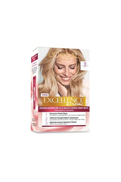 Excellence Loreal Paris Creme Saç Boyası - 9,1 Sarı Küllü