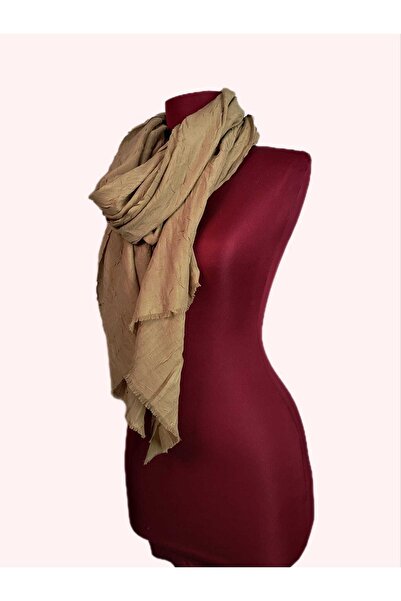 NEOWEAR Bamboo Kraş Şal bej-gri