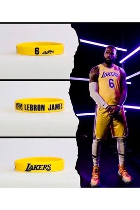 PurpleJam Lebron James Mor Sar Angeles Lakers Basketbol Bileklik Fiyat Yorumlar Trendyol