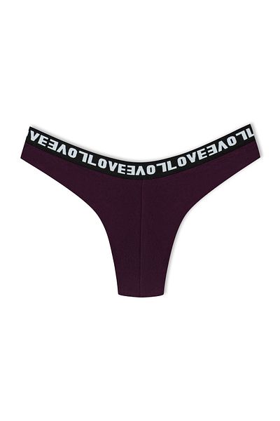 HNX Γυναικεία εσώρουχα Purple Love Elastic Brazil
