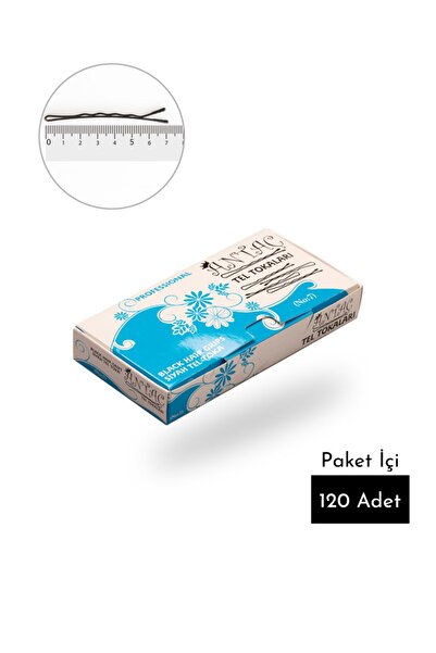 Antaç Tel Toka Siyah Renk 7 Cm 120 Adet (topuzlu )kaliteli Sert Ve Kullanışlı...