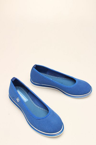 ROVIGO Balerini de damă Sax Blue Mesh