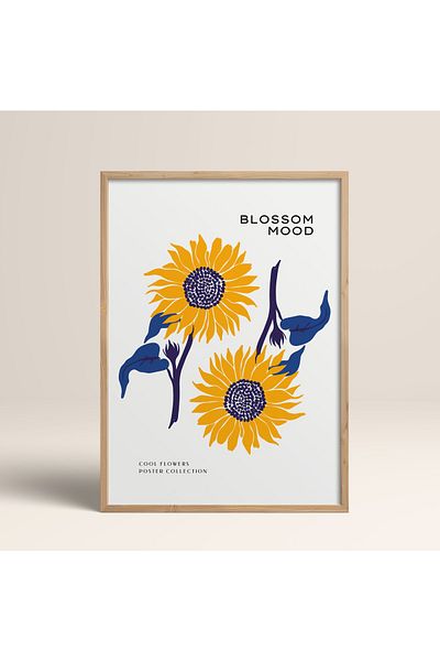 HOMEPACK Πλαίσιο Blossom Flowers Abstract Flowers Πίνακας Μοντέρνας Τέχνης