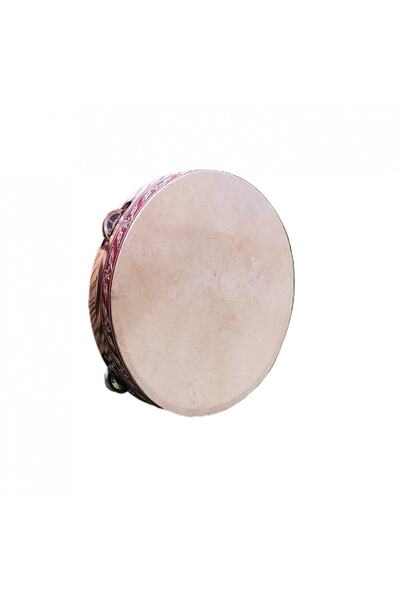 Ses Müzik Aletleri Tambourine Bell Leather 28 Cm Dzd28