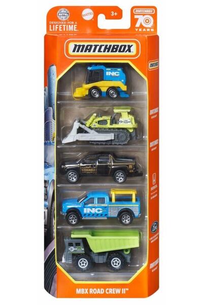 Matchbox HFH09 Mbx Road Crew II 5'Li Set