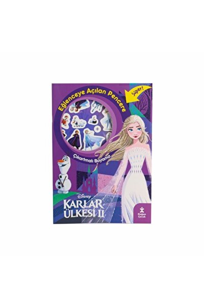 Doğan Kitap Karlar Ülkesi 2 Eğlenceye Açılan Pencere Çıkartmalı Boyama Kitabı
