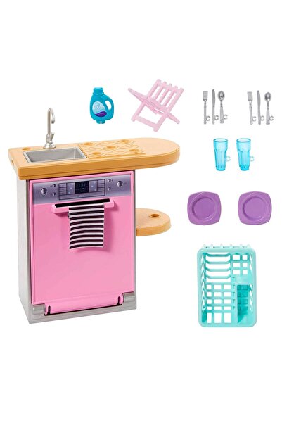Barbie 'nin Ev Dekorasyonu Oyun Setleri Hjv34
