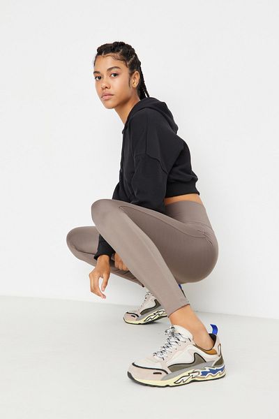 Trendyol Collection Sport-Leggings - Braun - Hoher Bund