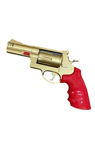 SIFIR312 Kutulu Metal Oyuncak Kovboy Tabancası - 18 Adet Mantar Kapsül Hediyeli