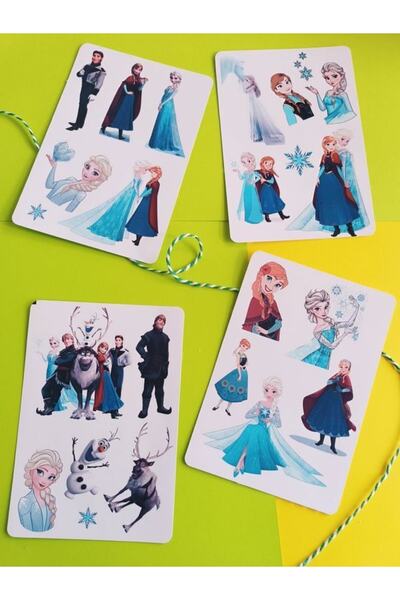 EyER Shoping Set de autocolante pentru autocolante Frozen Elsa și Anna