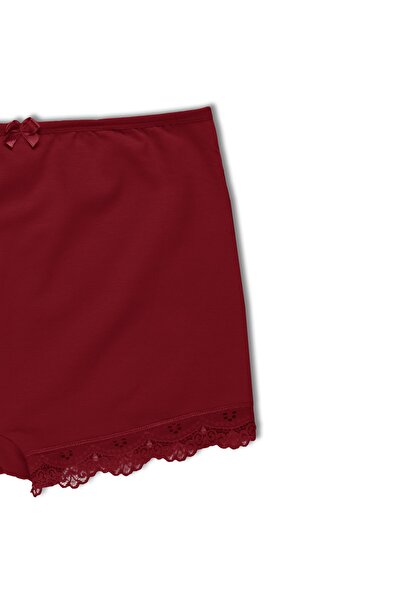 HNX 2-Piece Cotton Lace Women's Tights Shorts