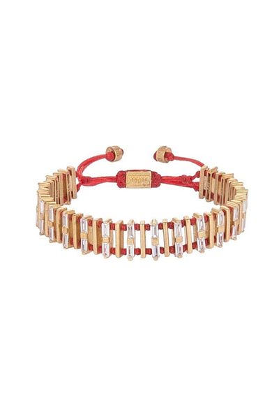 Juju Bronze Crystal Ladder Bracelet