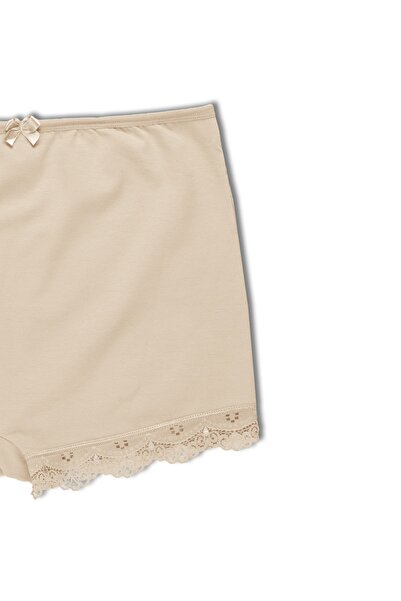 HNX 2-Piece Cotton Lace Women's Tights Shorts