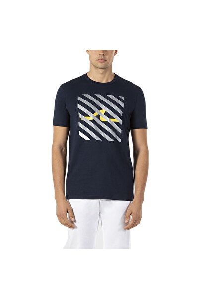 PAUL&SHARK Ανδρικό πλεκτό μπλουζάκι C.w. Βαμβάκι