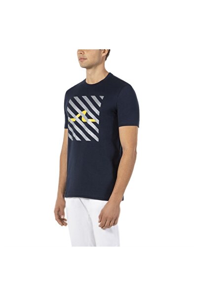 PAUL&SHARK Ανδρικό πλεκτό μπλουζάκι C.w. Βαμβάκι