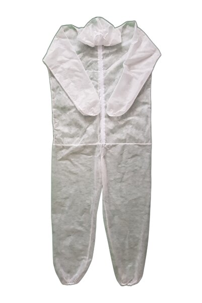 white guard (Pack of 25) Disposable Interlining Overalls-25 Gr Ss Fabric Disposable Overalls