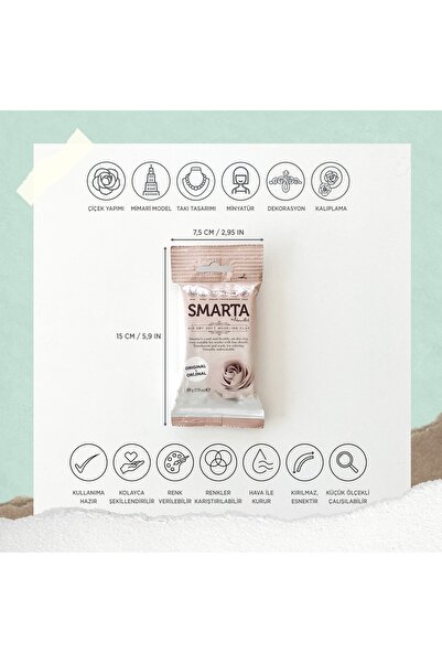 Smarta ™ Modeling Dough 100gr - Red
