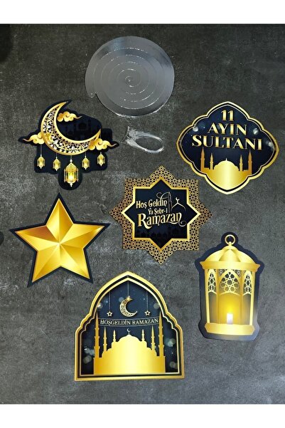 Masalsı Concept 6'lı Tavan Süs Hoşgeldin Ya Şehri Ramazan Bayramı 11 Ayın Sul...